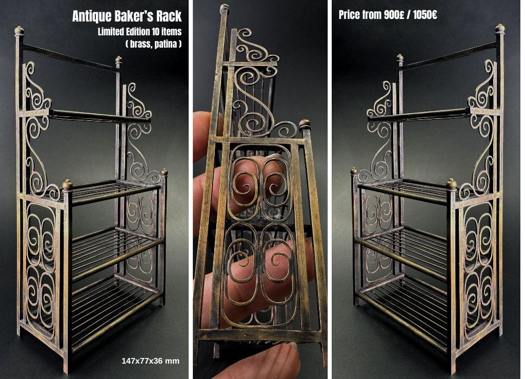 Antic Baker's Rack. Limited edition. 10 pcs total