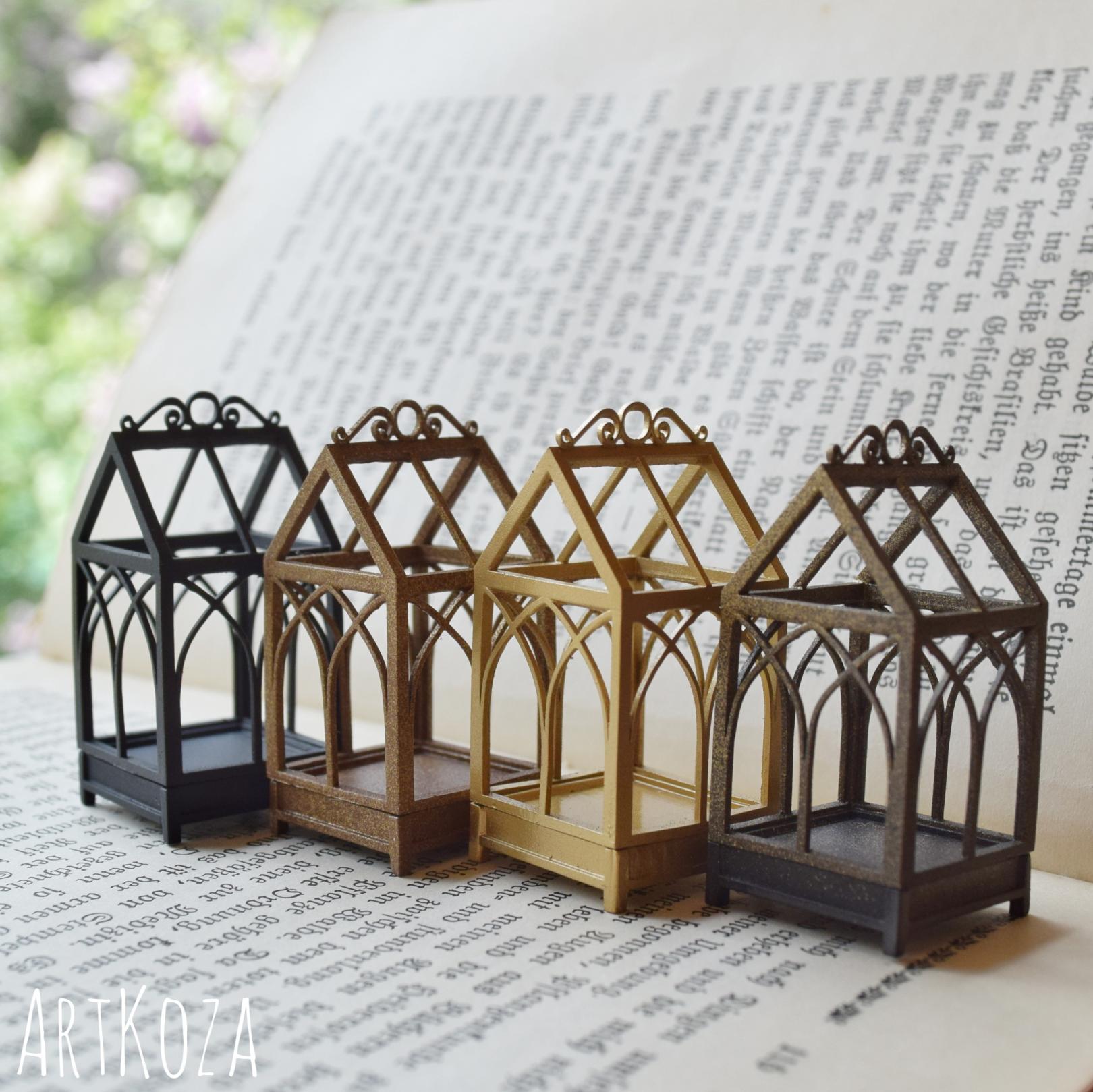 Classic medium greenhouse 3D Black Classic medium greenhouse 3D Black