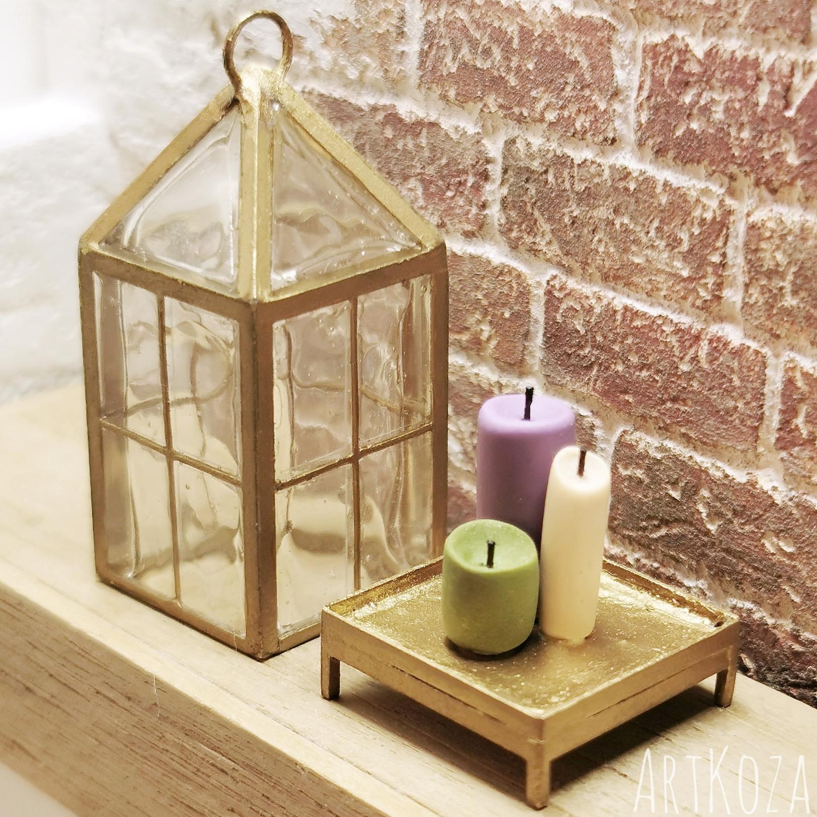 Classic small brass greenhouse - with windows Classic small brass greenhouse - with windows