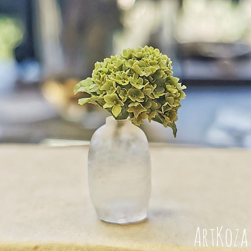 Colorful vases glass imitation - extra small Colorful vases glass imitation - extra small